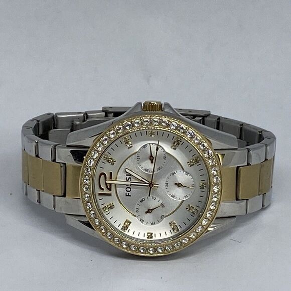 Fossil ES3204 Women's Gold Stainless Steel Analog Dial Quartz Wrist Watch HK1097 - Picture 7 of 12